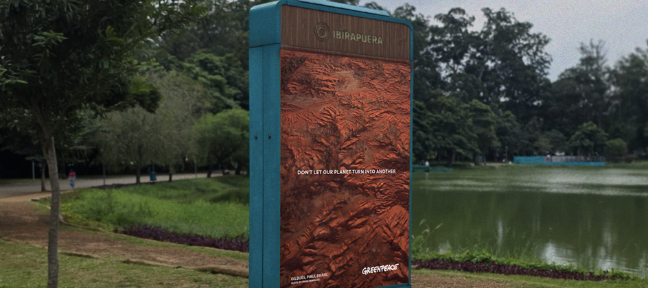Greenpeace campaign uses raw aerial shots to document the devastating impact of climate change in Brazil